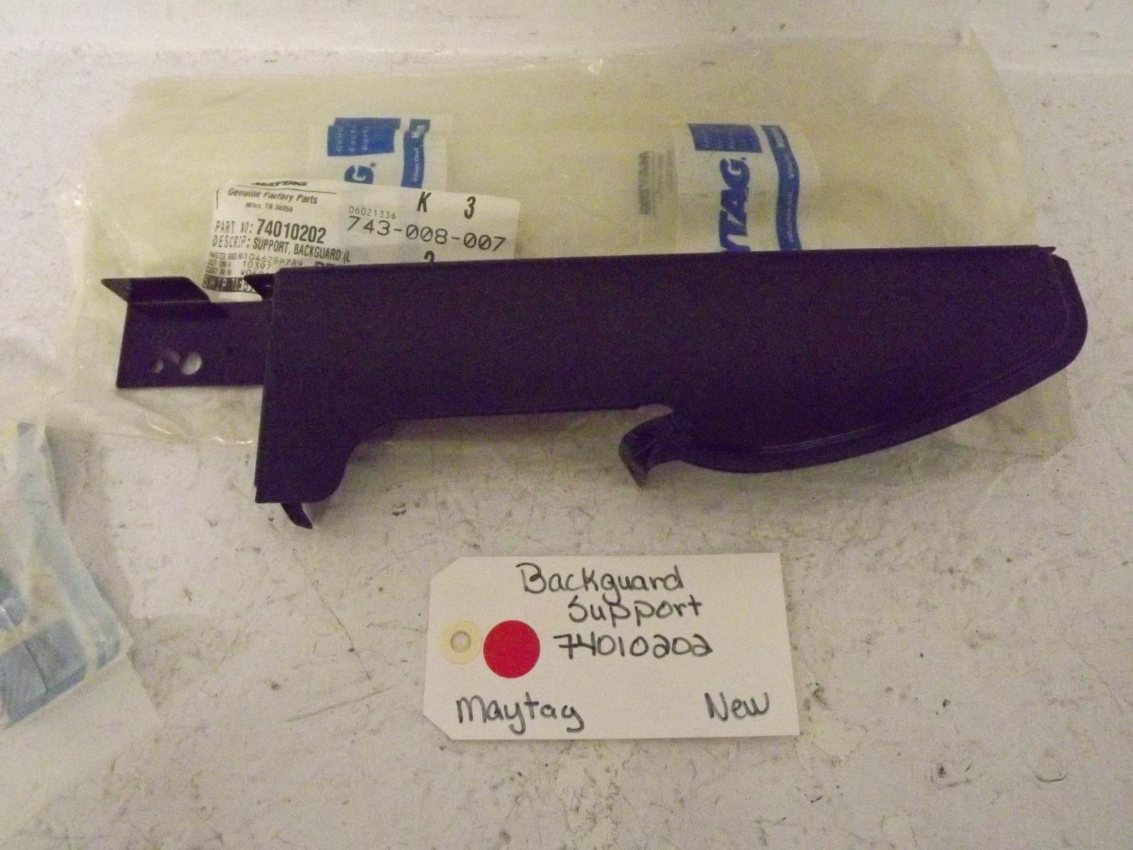 Maytag Stove 74010202 Backguard Support New Maytag Stove 74010202 Backguard Support New